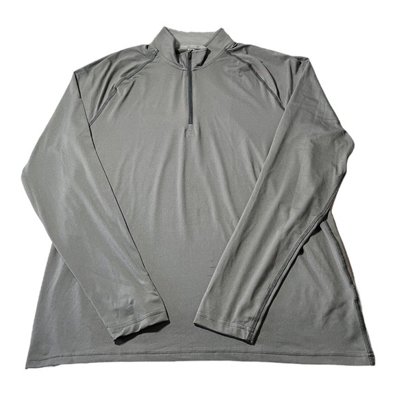 C9 Champion Duo Dry Moisture Wicks Stretch Gray 1/4 Zip Sweater Women’s Size L - Picture 1 of 9